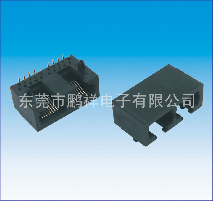 RJ45系列，1X2&nbsp;雙口RJ45