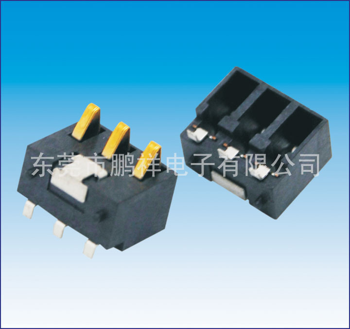 CP70系列，2.5mm彈片電池連接器
